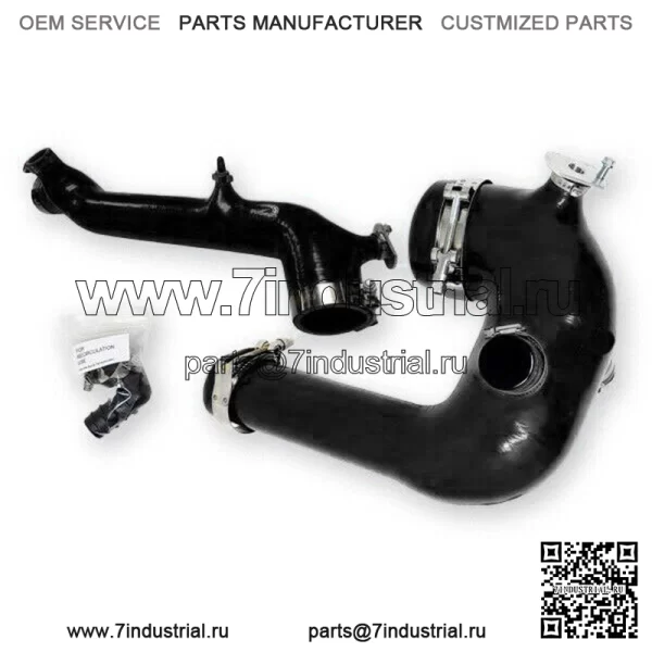 Комплект силиконовой зарядной трубки Polaris RZR XP Turbo & S 2016–2024 гг. С BOV - Image 2