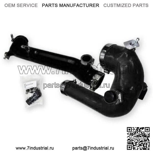 Комплект силиконовой зарядной трубки Polaris RZR XP Turbo & S 2016–2024 гг. С BOV - Image 2