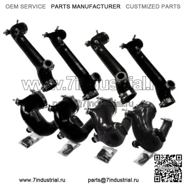 SxS Polaris RZR XP XP4 Turbo и комплект силиконовой зарядной трубки S 2016–2024 ОРАНЖЕВЫЙ - Image 2
