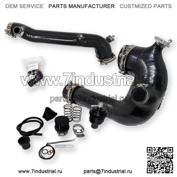 SxS Polaris RZR XP Turbo и комплект силиконовой зарядной трубки S и BOV 2016-2024 гг.