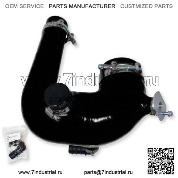 Комплект силиконовой зарядной трубки Polaris RZR XP Turbo & S 2016–2024 гг. С BOV - Image 3