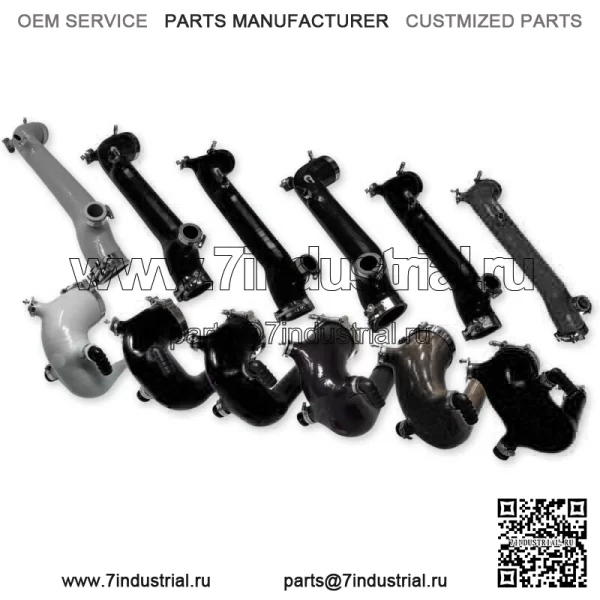 Комплект силиконовой зарядной трубки Polaris RZR XP Turbo & S 2016–2024 гг. С BOV - Image 5