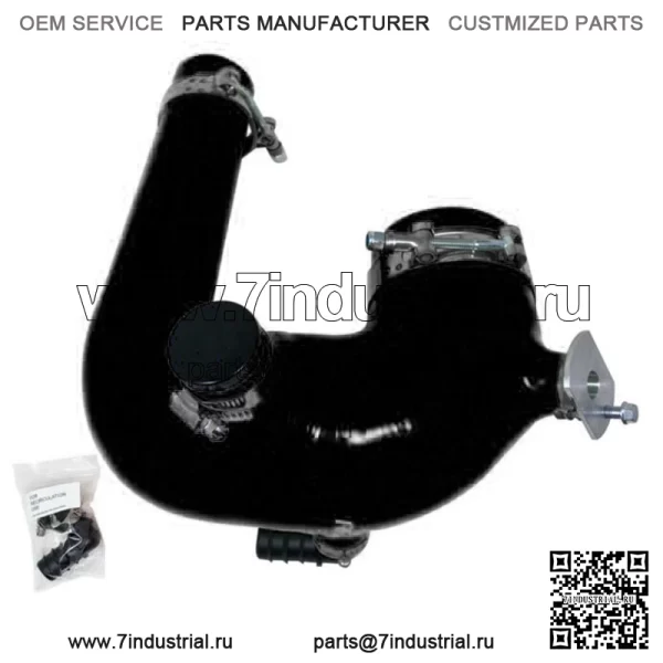 Комплект силиконовой зарядной трубки SxS Polaris RZR XP XP4 Turbo & S 2016–2024, зеленый - Image 2