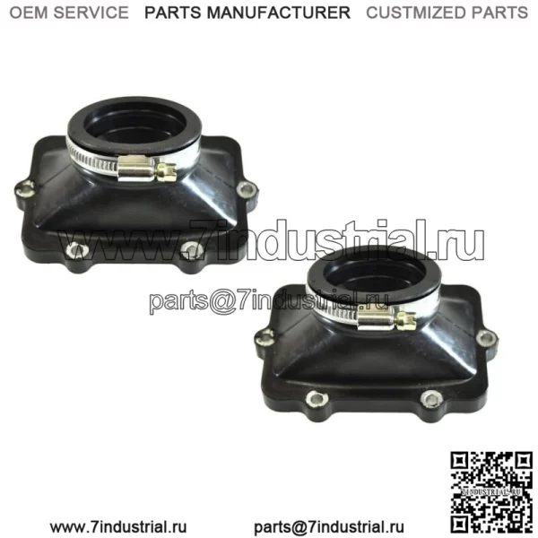 ДВА (2) фланца карбюратора Ski Doo 800HO. Пыльник карбюратора заменяет OEM № 420667109 (для: Ski-Doo Summit X 800)