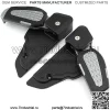 Подножки заднего пассажира, совместимые с Vespa Prima SPRINT 125 150, складной адаптер для педали мотоцикла, удлинитель ступенек для ног, 2017-2020 гг. (Цвет: титан)