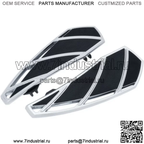 Курякын Хром Phantom Driver Подножки Подножки Половицы Harley Touring Softail 83+ (Для: Harley-Davidson)