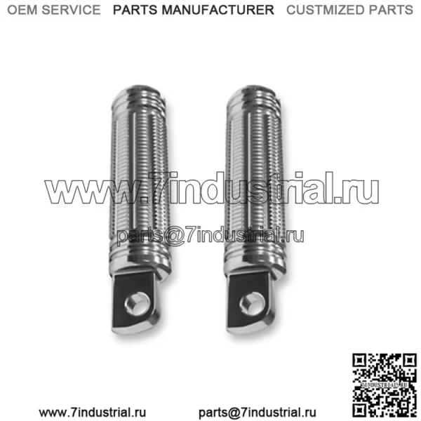 Алюминиевые подножки Burly 6061-T6 с ЧПУ Harley Softail Sportster Dyna Touring (Для: Harley-Davidson)