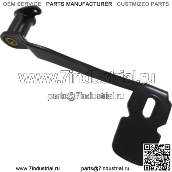 9 5/8" Черная педаль тормоза с прорезями 42407-02 Harley Touring 02-07 (Для: Harley-Davidson)