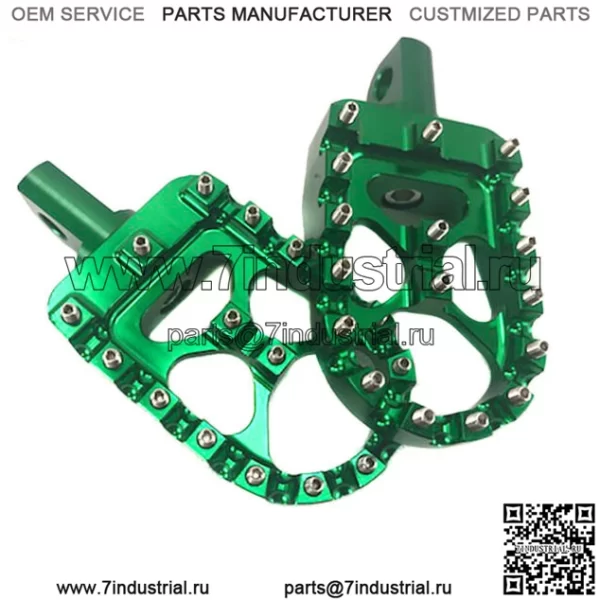 ACM Green Aluminium MX Подножка для мотоцикла на платформе Harley Dyna Sportster Softail (Для: Harley-Davidson)