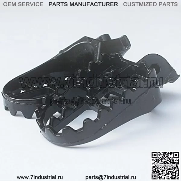 Подножки для ног для Yamaha YZ125 YZ250 PW50 PW80 BW80 DT50 RT100 RT180 TT225S TT225T TTR110 TTR90 TW200 WR200 250 500 XT225 XT250 XT350 Байк-байк, алюминиевый черный цвет - Image 3