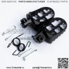 Подножки для ног для Yamaha YZ125 YZ250 PW50 PW80 BW80 DT50 RT100 RT180 TT225S TT225T TTR110 TTR90 TW200 WR200 250 500 XT225 XT250 XT350 Байк-байк, алюминиевый черный цвет - Image 4