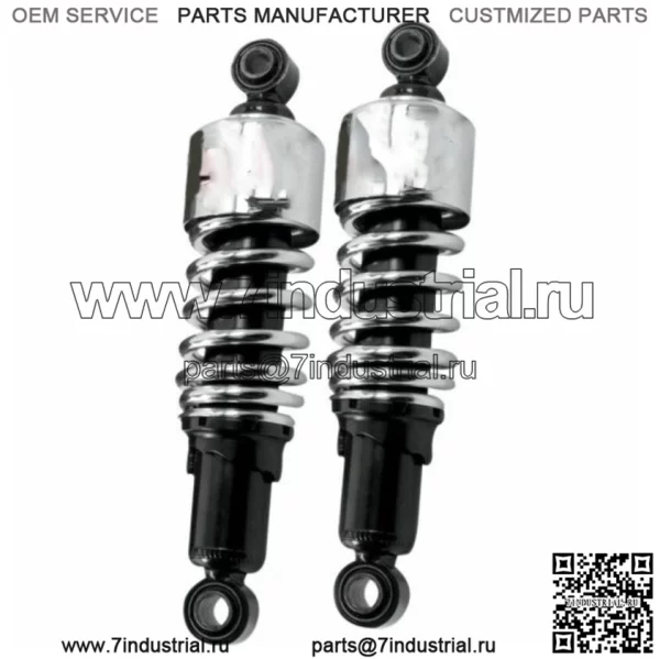 Комплект занижения задних амортизаторов Burly Chrome 10,5" Slammer Harley Sportster 2004-2020 гг. (Для: Harley-Davidson)