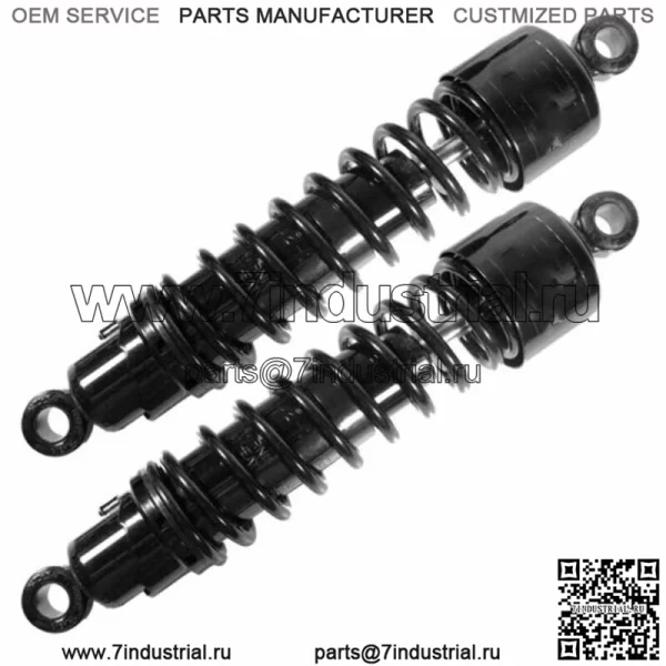 Пара комплектов амортизаторов Progressive 412 11,5 дюймов черного цвета для Harley Touring Heavy Duty 2006–2017 гг. (Для: Harley-Davidson)