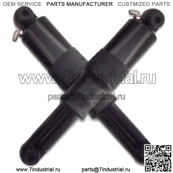 Пара задних алюминиевых пневматических амортизаторов Dirty Air Black Harley V-Rod 01-20 (Для: Harley-Davidson)