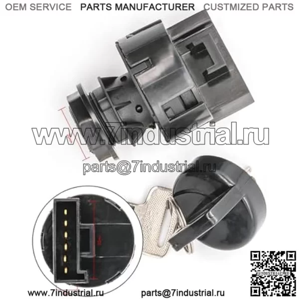 Ключ зажигания, 4 положения, 6 контактов, подходит для Polaris Ranger 400 500 570 800 4x4 Crew ACE 325 570 900 RZR 570 Sportsman 500 550 Репл. # 4012166 4011142 - Image 4