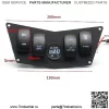 12-24 В приборная панель, 4 кулисных переключателя для ATV UTV Polaris Ranger RZR XP 900 800 570 - Image 2