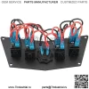 12-24 В приборная панель, 4 кулисных переключателя для ATV UTV Polaris Ranger RZR XP 900 800 570 - Image 4