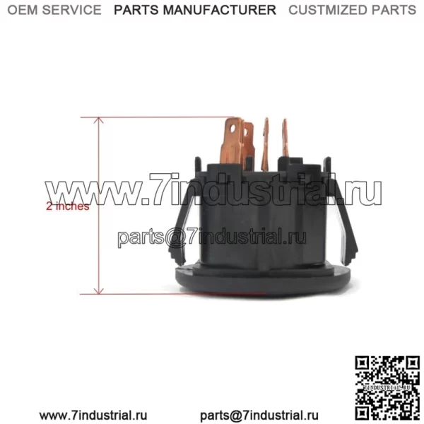 Выключатель зажигания с ключами для тракторных косилок John Deere LTR180, X300, X300R Lawn - Image 3