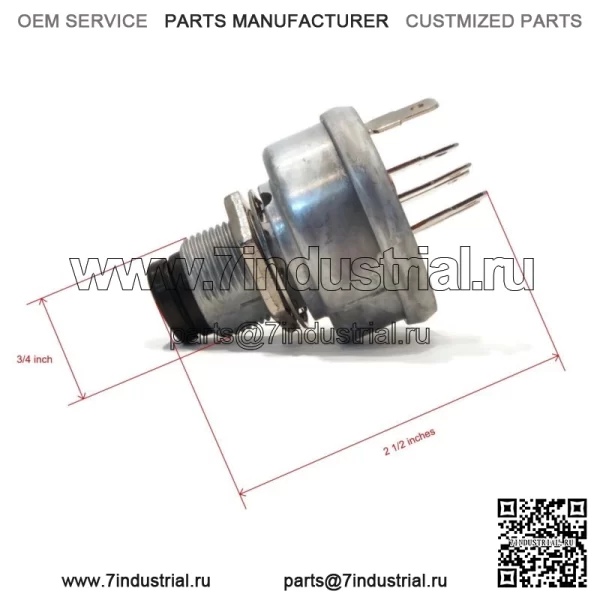 Стартер с ключами для бункера John Deere и газонокосилки Field Rake 1200, 1200A - Image 3