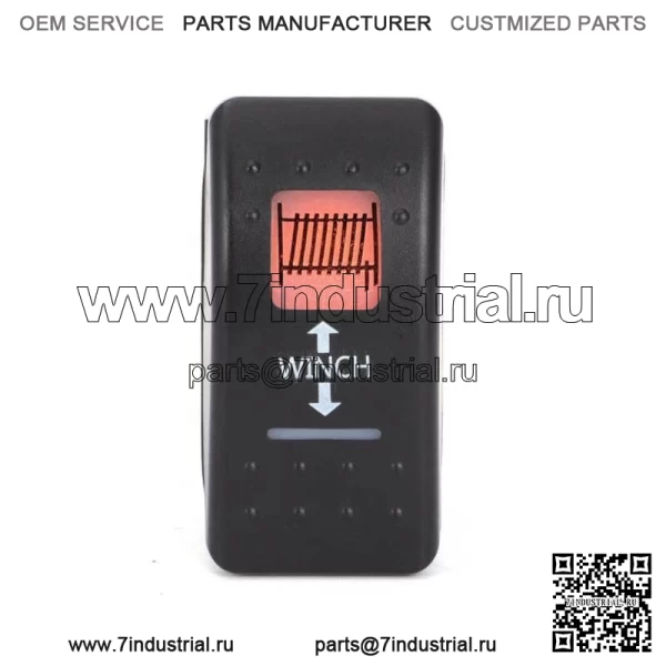 КУЛИЧНЫЙ ПЕРЕКЛЮЧАТЕЛЬ ЛЕБЕДКИ Янтарная подсветка для CAN-AM Commander Maverick X3 Defender - Image 2
