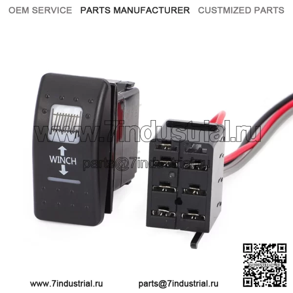 Переключатель лебедки с янтарной подложкой для Can Am Maverick X3 Commander Rocker - Image 3
