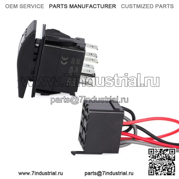 Переключатель лебедки с янтарной подложкой для Can Am Maverick X3 Commander Rocker - Image 4