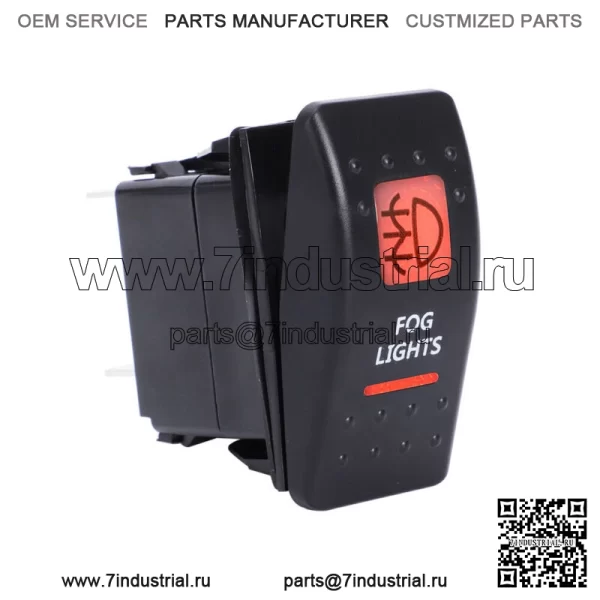 Переключатель противотуманных фар AMBER для всех моделей Maverick Commander X3 Defender в стиле Can-Am - Image 3