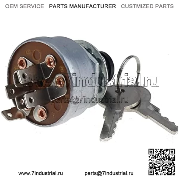 Выключатель зажигания стартера AM101561 TCA22740 TCA15075 Совместим с John Deere 130 160 165 170 175 180 185 240 245 260 265 285 320 500 737 F 910 912 915 925 930 X700 Тракторное право н косилка