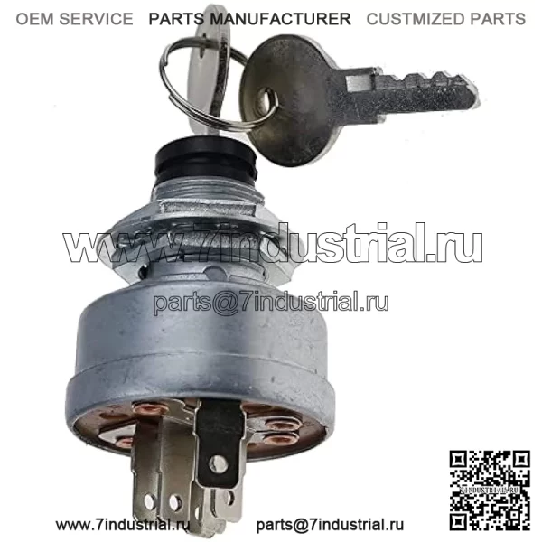 Выключатель зажигания стартера AM101561 TCA22740 TCA15075 Совместим с John Deere 130 160 165 170 175 180 185 240 245 260 265 285 320 500 737 F 910 912 915 925 930 X700 Тракторное право н косилка - Image 2