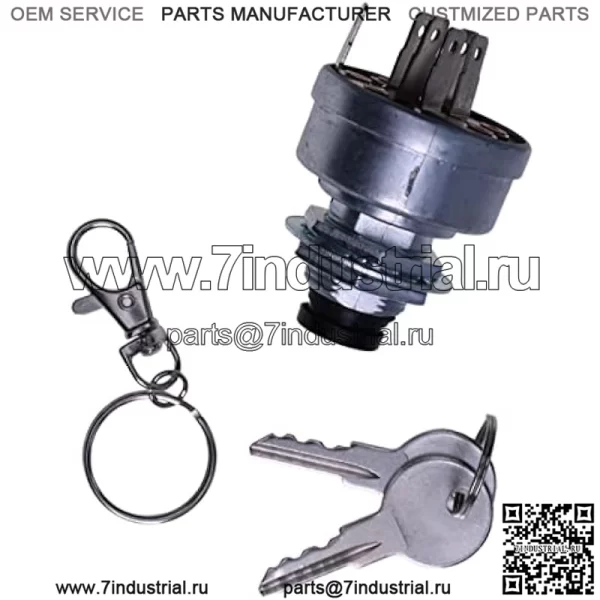 Выключатель зажигания стартера AM101561 TCA22740 AM107076 TCA15075 Совместим с John Deere 130 160 165 170 175 180 185 240 245 260 265 285 320 500 - Image 4
