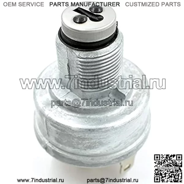 Выключатель зажигания подходит для John Deere 2500, 2500A, 2500B, 2500E, газонокосилок для гольфа, 1200, 1200A, бункерных граблей, 800, аэраторов V40 с 2 ключами и бесплатным карабином. - Image 2