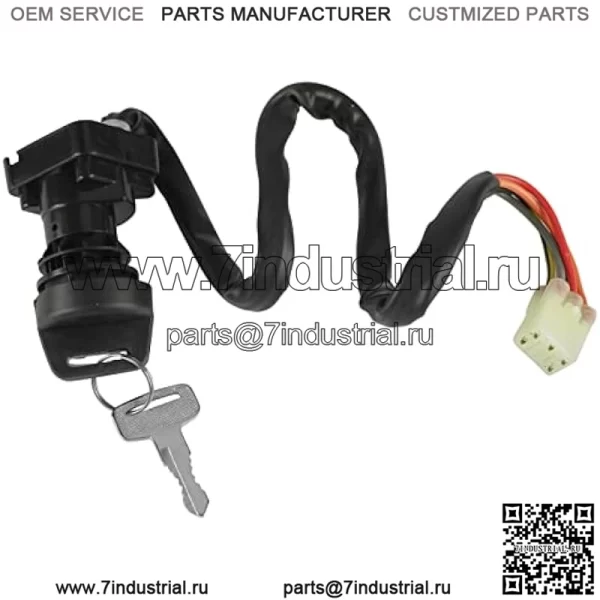 Переключатель ключа зажигания, совместимый с Suzuki LTF400 Eiger 400 2Wd 4Wd (2002-2007)