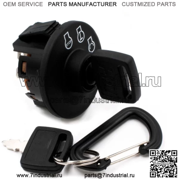 Выключатель зажигания стартера подходит для TimeCutter SS 3200 4235 4260 2011-2013 годов выпуска с 2 ключами