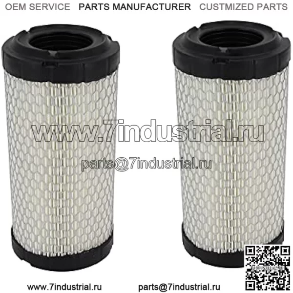 M113621 Воздушный фильтр, совместимый с Baldwin RS3715 Fleetguard AF25550 John Deere M113621 NAPA6449 (2 шт. в упаковке)
