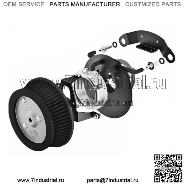 Комплект Vance & Hines VO2 Naked Air Cleaner, впускная ступень 1 Harley Touring Softail (Для: Harley-Davidson)
