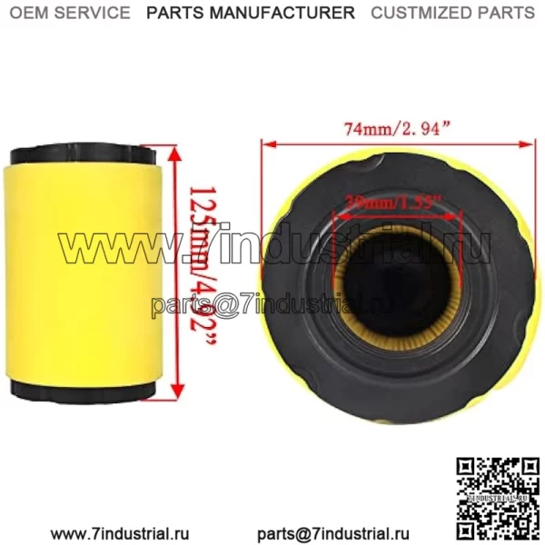 Z335E Комплект настройки воздушного фильтра масляного фильтра для John Deer Z335E Z345R Z225 Z355R Z345M Z355E E120 Z235 Z345 LT150 46 48 косилка с двигателем B & S 17,5 л.с. 19,5 л.с. 20 л.с. 21 л.с. - Image 2