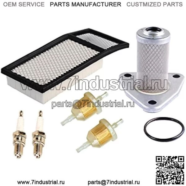 72368G01 Воздушный фильтр 26591G01 Масляный фильтр 72084-G01 Топливный фильтр Комплект свечей зажигания для замены EZGO TXT, Medalist 4 Cycle 295cc/350cc Golf Cart 1994-2005 Запасные части