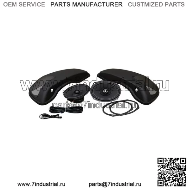 Комплект крышки динамика Hogtunes Saddlebag с динамиками XL для Harley Touring