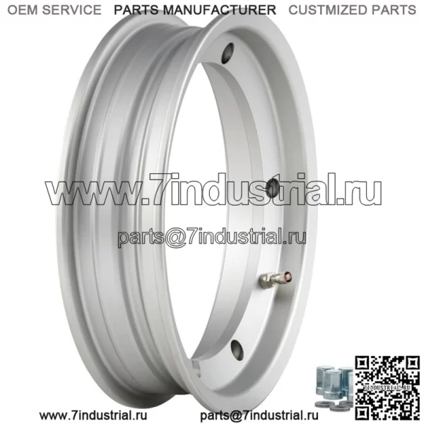 Бескамерный глоток с ободом для Vespa 160 GS / 180 Ss, 2,25–10 дюймов, открытый, передний и
