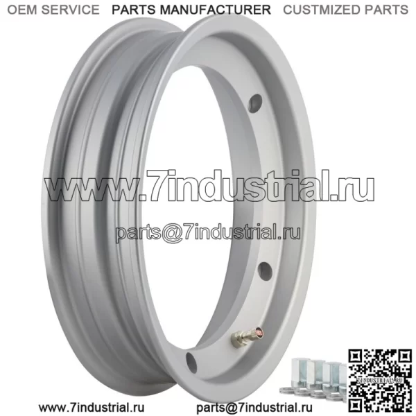 Бескамерный глоток на ободе для Vespa 160 GS / 180 Ss, 2,25–10 дюймов, открытый, передний и задний