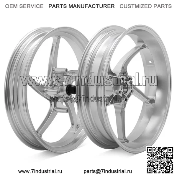 Оптовый комплект кованых колес для мотоцикла 17*3,0 и 17*4,0 для KOVEMOTO Cobra 321RR - Image 3