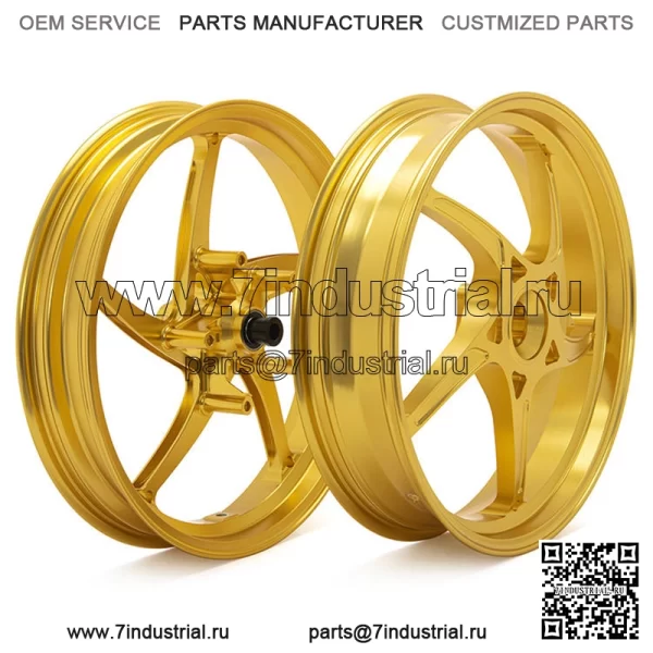 Оптовый комплект кованых колес для мотоцикла 17*3,0 и 17*4,0 для KOVEMOTO Cobra 321RR - Image 5