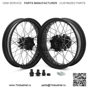 Комплект колесных дисков со спицами для мотоцикла Husqvarna Svartpilen 401/KTM Duke 390