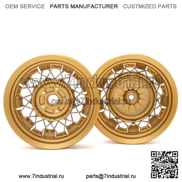 Изготовленные на заказ комплекты колес Vespa Rim 12 дюймов со спицами для Vespa Sprint/Primavera/GT/GTS/GTV - Image 2