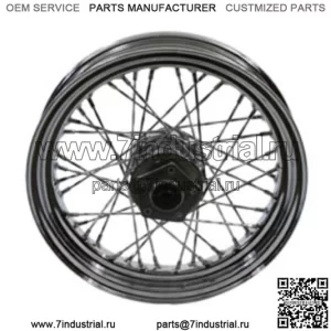 16 x 3-дюймовый передний обод колеса с хромированными спицами 40 Twisted Twisted Harley Touring FLT 84-99 (для: Harley-Davidson)