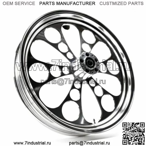 Полированный обод переднего колеса Kool Kat 21 X 3.5 Harley Touring Bagger 08-2019 (Для: Harley-Davidson)