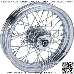 Хромированные передние колеса SD, 16 x 3 дюйма, 40 спиц, 84-99 Harley Softail Heritage Fatboy (для: Harley-Davidson)