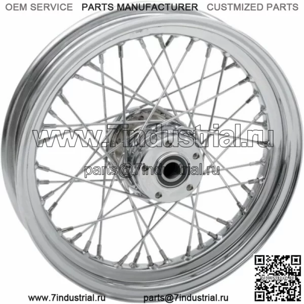 Переднее колесо DNA Chrome, 16 x 3,5, 40 спиц, 1984-1999 Harley Touring Bagger Dresser (для: Harley-Davidson)