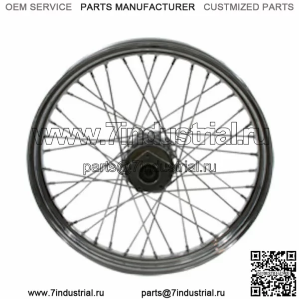 Передний хромированный обод с 40 спицами, 21 x 2,15, 88-99 Harley Springer Softail FXSTS (для: Harley-Davidson)