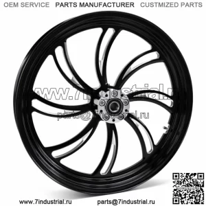 Обод переднего колеса Black Vortex 21 дюйм 3,5 дюйма Harley Custom Single Disc 84-07 (для: Harley-Davidson)